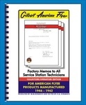 Gilbert American Flyer - Factory Memos All Service Station Technicians. Fixed Price $25.00.