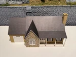 Lionelville 6-34111 Scale Lighted Deluxe Fieldstone Suburban House. Fixed Price $24.95.