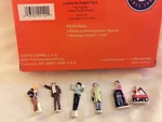 6-24122 Lionelville People Pack 027 Pewter Hand Painted Pieces Sealed. Fixed Price $23.00.
