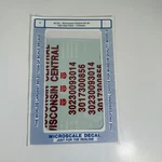 Microscale Decal 48-221 Wisconsin Central GP-40 Diesel Locomotive 1991. Fixed Price $6.99.