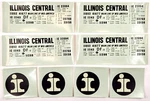 Champ Ho Scale Decals #HB-382 Illinois Central Box Car + Bonus (2 Sets 1). Fixed Price $8.95.