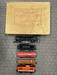 + Marx Gauge Nickel Plate Road 0-4-0 Steam Locomotive 3 Car Freight Set 10500. Fixed Price $95.00.