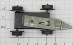 Lionel 1862-23 4-WHEEL Front Truck Complete With Link. Fixed Price $15.00.