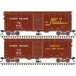 Scale - Atlas 20006257 Union Pacific 1937 Aar 40' Boxcar Kit UP184785 HO6936. Fixed Price $19.99.