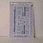 Microscale Decals: Canadian National Trailer 48' & Tractor 1991. Fixed Price $8.50.