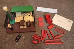 Lionel 6-12818 Animated Freight Station, Scale, Untested, Train Bldg., T349. Fixed Price $37.00.
