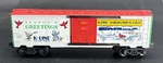 K-line O/O-27 Scale Kcc Collectors Club Seasons Greetings 1993 Christmas Box Car. Fixed Price $12.99.