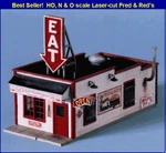 Blair Line O Fred And Red's Cafe Kit 290. Fixed Price $44.99.