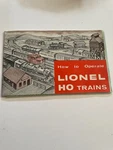 How To Operate Lionel Trains (1960) 5700-60 Manual Railroad Ephemera. Fixed Price $26.99.