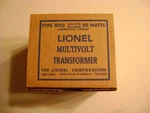 Lionel 1043 (50WATT) Licensed Transformer Box. Fixed Price $5.95.