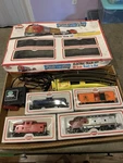 Vtg Model Power Pride Of The Line Ho Electric Train Set 1035 Santa Fe Box Works. Fixed Price $47.21.