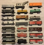 Marx Train - Collection 24 Diff. 3/16 Scale Freight Cars Some Htf Gauge. Fixed Price $599.99.