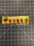 Preiser Ho Scale Figures 4124: Standing Passengers Men/ Women New C-6. Fixed Price $24.99.