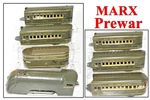 Marx Prewar 635 Mercury New York Central W/5-ARTICULATED Passenger Cars In Box. Fixed Price $250.00.