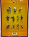 Mth 30-11063 Railking Subway Passenger Figure (set Of 12). Fixed Price $23.99.