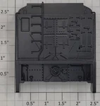 Lionel 18077-T99 Black Die Cast Front Tender Bulkhead. Fixed Price $14.00.