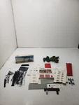 Vintage Plasticville Fire Dept House & Signal Bridge 1403-79. Fixed Price $34.99.