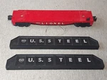 Lionel NO.6802 Bridge Flatcar W/ U.s. Steel Girders Ts. Fixed Price $24.99.