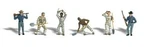 Woodland Chain Gang - Ho Scale Model Railroad Figure #A1858. Fixed Price $15.78.