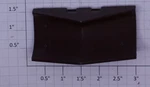 Lionel 53-10 Maroon Plastic Snowplow. Fixed Price $10.00.