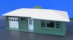 Plasticville O-scale RH-1 Ranch House Kit Green Walls W/white Roof&trim. Fixed Price $8.95.