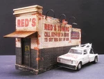 Downtown Deco Scale Gauge Building Kit Red's Towing. Fixed Price $49.95.