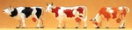 Preiser 65324 Animals - Assorted Dairy Cows Figures (set Of 3). Fixed Price $25.99.