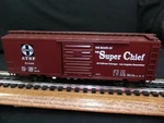 Mth Santa Fe 9303L " Super Chief Scale/gauge Boxcar. Fixed Price $39.95.