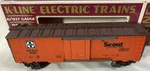 K-line Trains #75031 Santa Scout West #1 Reefer New Box. Fixed Price $24.99.