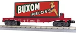 Mth Railking Trains Santa Fe Flat Car W' Buxom Melons Billboard 30-76858. Fixed Price $58.00.