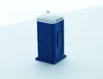 3D To Scale 64-141-BL 1/64 Porta-potty Blue/white Miniature Detail. Fixed Price $10.99.