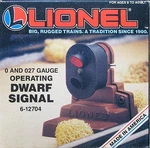 Lionel 6-12704: Operating Dwarf Signal. Fixed Price $19.99.