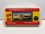 Plasticville U.s.a. Mobile Home Blue/cream - King Distributing 0400. Fixed Price $12.95.