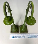 Lionel Train Gooseneck Street Lamp Lights 9" Tall Metal No Bulb Untested Scale. Fixed Price $35.00.