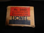 Lionel 2440 Passenger Car Box Only. Fixed Price $75.00.