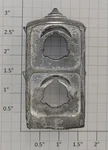 Lionel 78-4X Unpainted Block Signal Die-cast Lamp Cover Casting. Fixed Price $5.00.