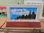 Animated Billboard 6-12761 Welcome To Lionelville & Jocko Sporting Goods. Fixed Price $14.99.