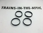 Lionel Diesel Traction Tires 4 Ea O-ga 600-0222-108 Fit Engines Listed Below. Fixed Price $6.99.