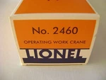 Lionel 2460 Operating Work Crane Licensed Box W/ Corrugated Insert. Fixed Price $13.95.