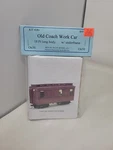 Mount Blue Model ON30 Old Coach Work Car Kit 28V. Fixed Price $49.99.