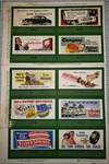 Vintage 1951 Lionel Train Billboard Sheets Original Standard Miniature Uncut. Fixed Price $35.00.