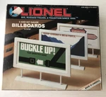Vtg Lionel Billboards #6-12707-12 Different Signs American Flyer, Pickles. Fixed Price $12.96.
