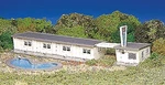 Bachmann Ho Motel +swimming Pool Plasticville Usa Kit 4-1/8 X 12-3/4IN 10. 45214. Fixed Price $37.98.