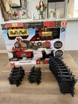 Fao Schwarz Motorized Train Set 18FT Track Real Light And Sounds Read. Fixed Price $50.10.