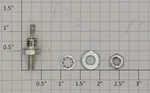 Acme 16FR120 Amp 1.2 Kv Silicon Power Rectifier Diode W/ Washers & Nut. Fixed Price $10.00.