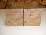 Western Red Cedar Scale Wood Ties For Lionel Track (100) 1/4X 1/2X 2-1/4". Fixed Price $22.00.