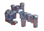 Bar Mills Scale Model Works 4022 Garbage Pail Assortment (18 Pack Of Cas. Fixed Price $13.99.