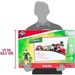 Lionel Elf 37-PIECE Gauge Christmas Train Set W/ Light & Sound. Fixed Price $65.00.