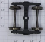 Ktm U-62B Black 2-RAIL Barber S-2 Sprung Truck Without Journals. Fixed Price $15.00.