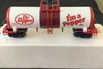 Mth Electric Trains Dr. Pepper Tank Car O Scale #20-96185 Mib. Fixed Price $55.00.